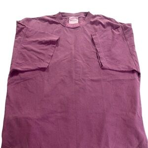 Palm Angels Mauve Crewneck Tee comes with COA